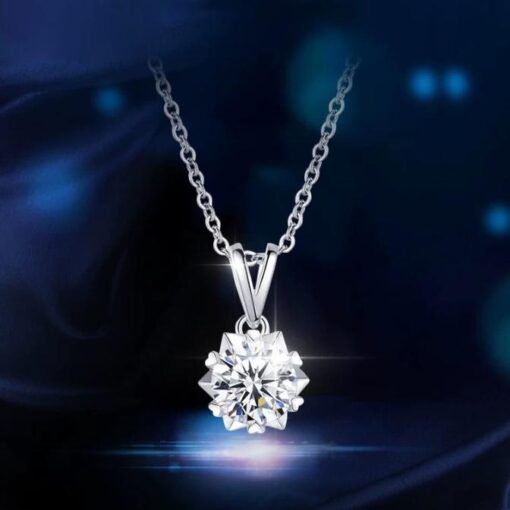 Dây chuyền Kim cương Moissanite (Isa)