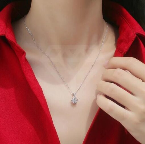 Dây chuyền Kim cương Moissanite (Isa)